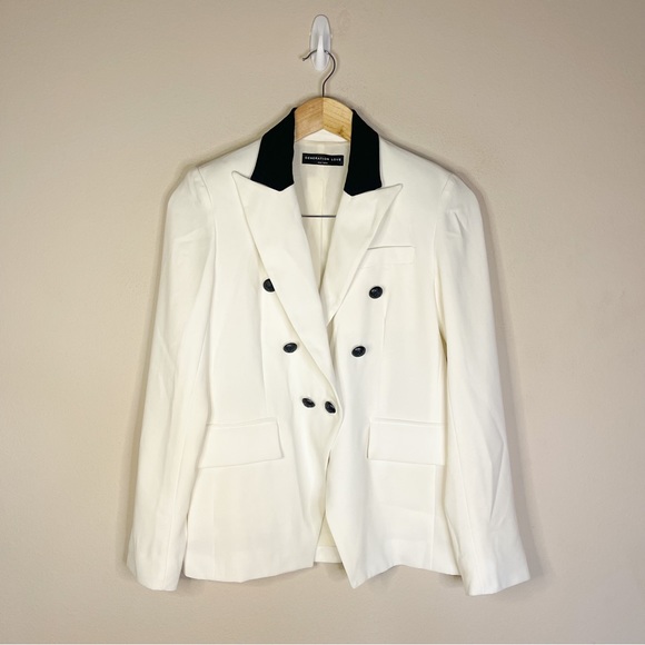 Generation Love | NWOT Raelynn White + Black Color Block Blazer Size: XS/S - Picture 3 of 8
